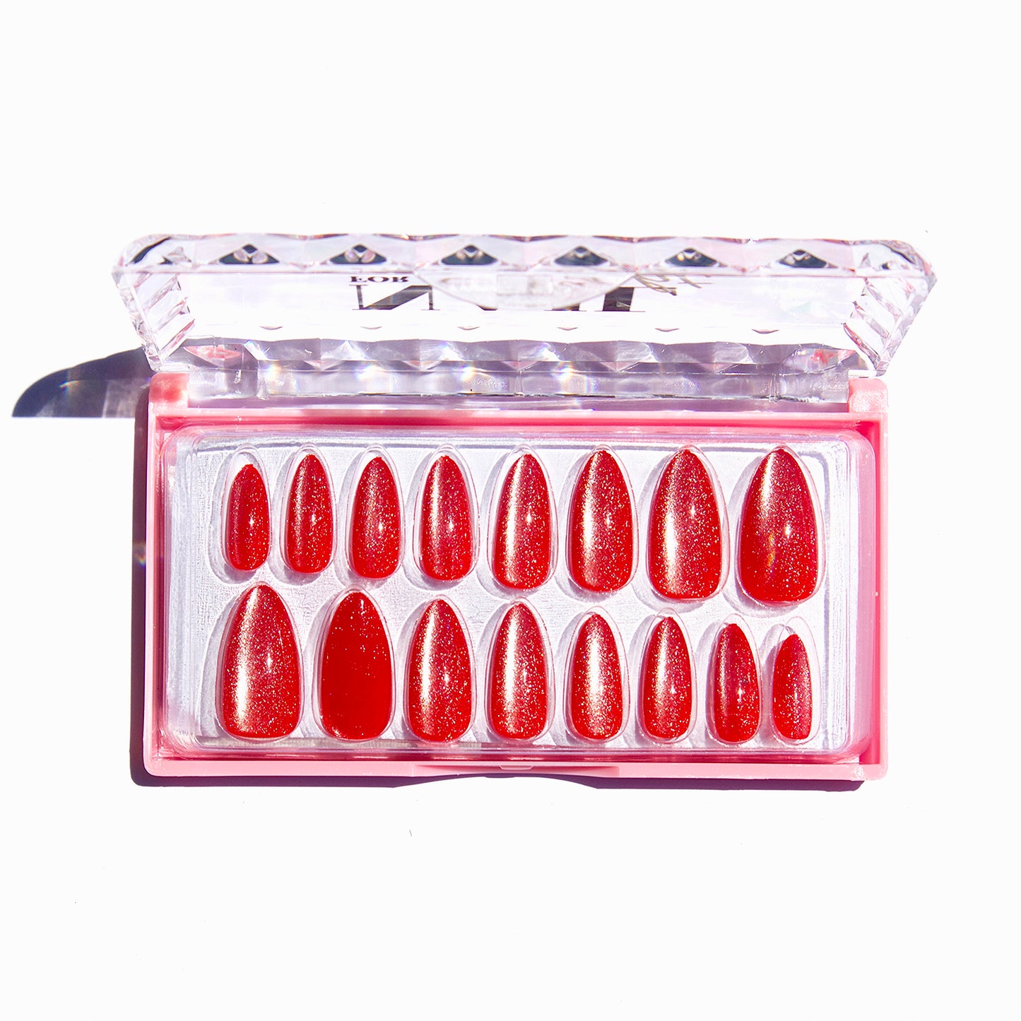 Ruby Roulette Press-On Nails