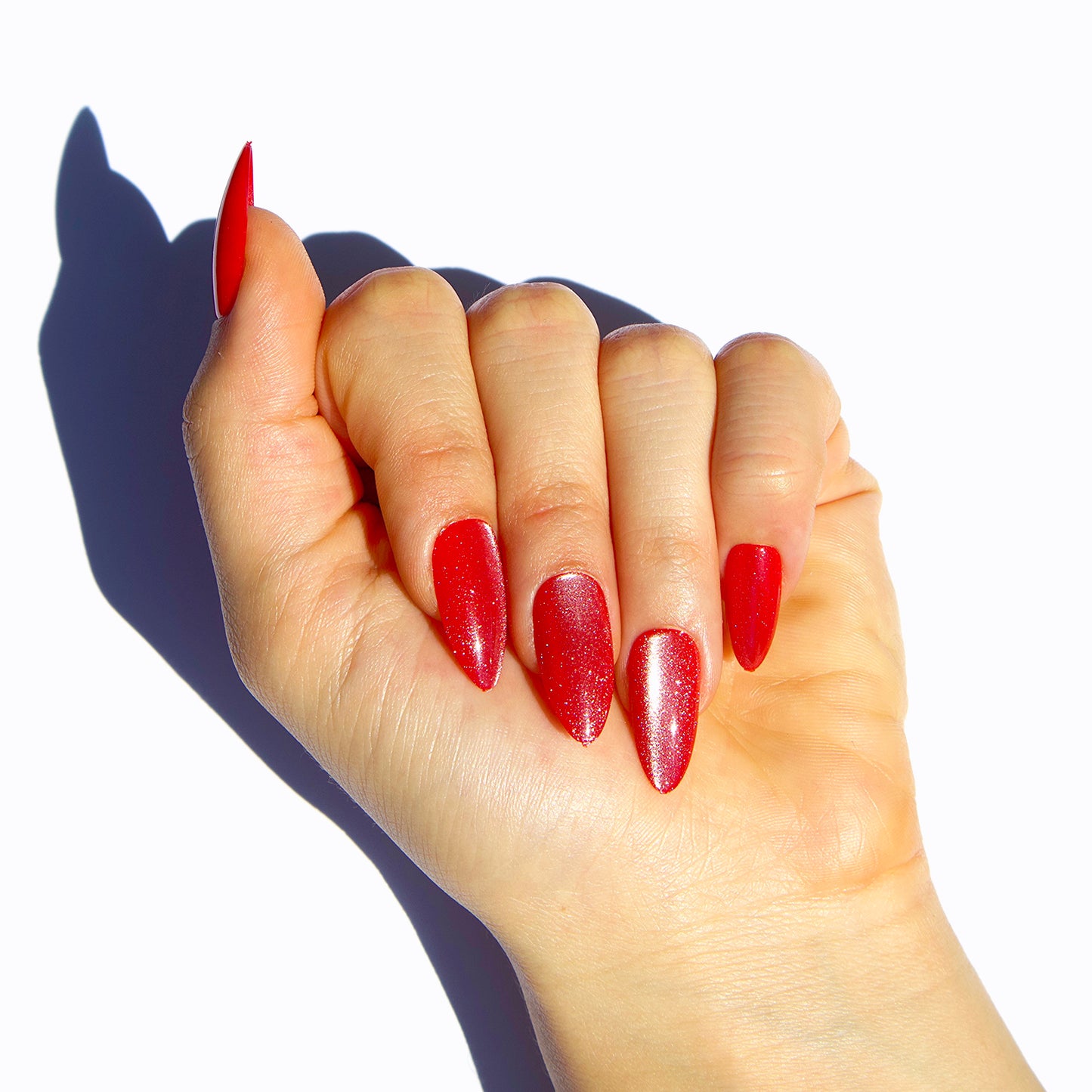 Ruby Roulette Press-On Nails
