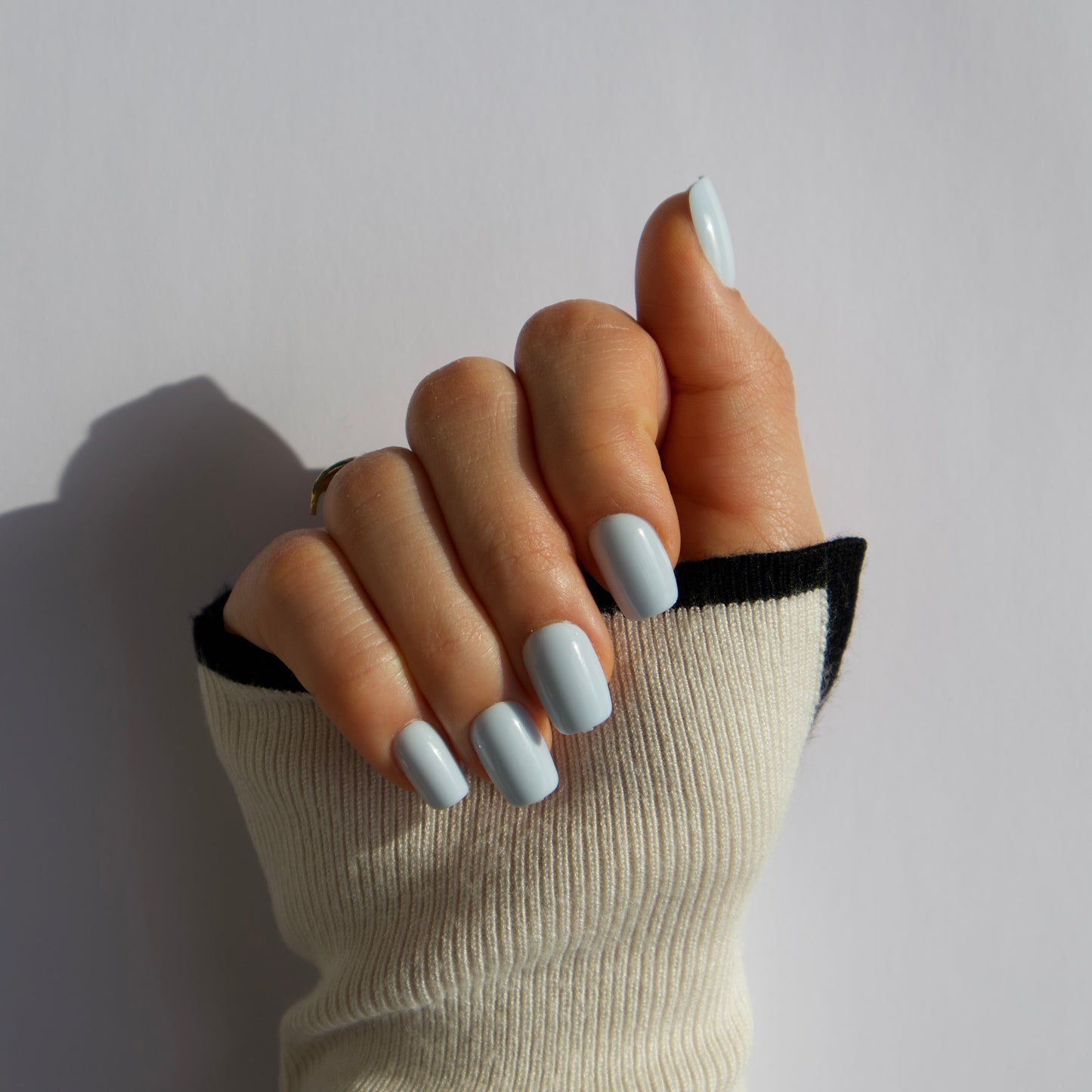 Sky Blue Press-On Nails