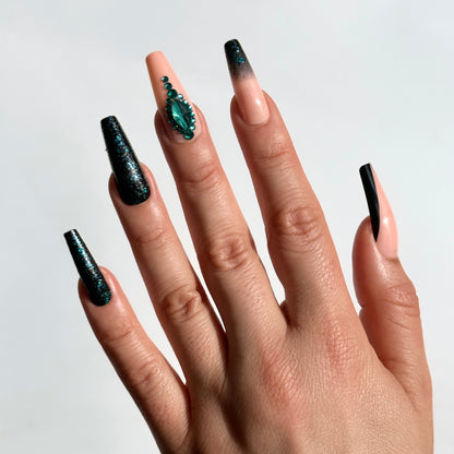 Emerald Dream Press-On Nails