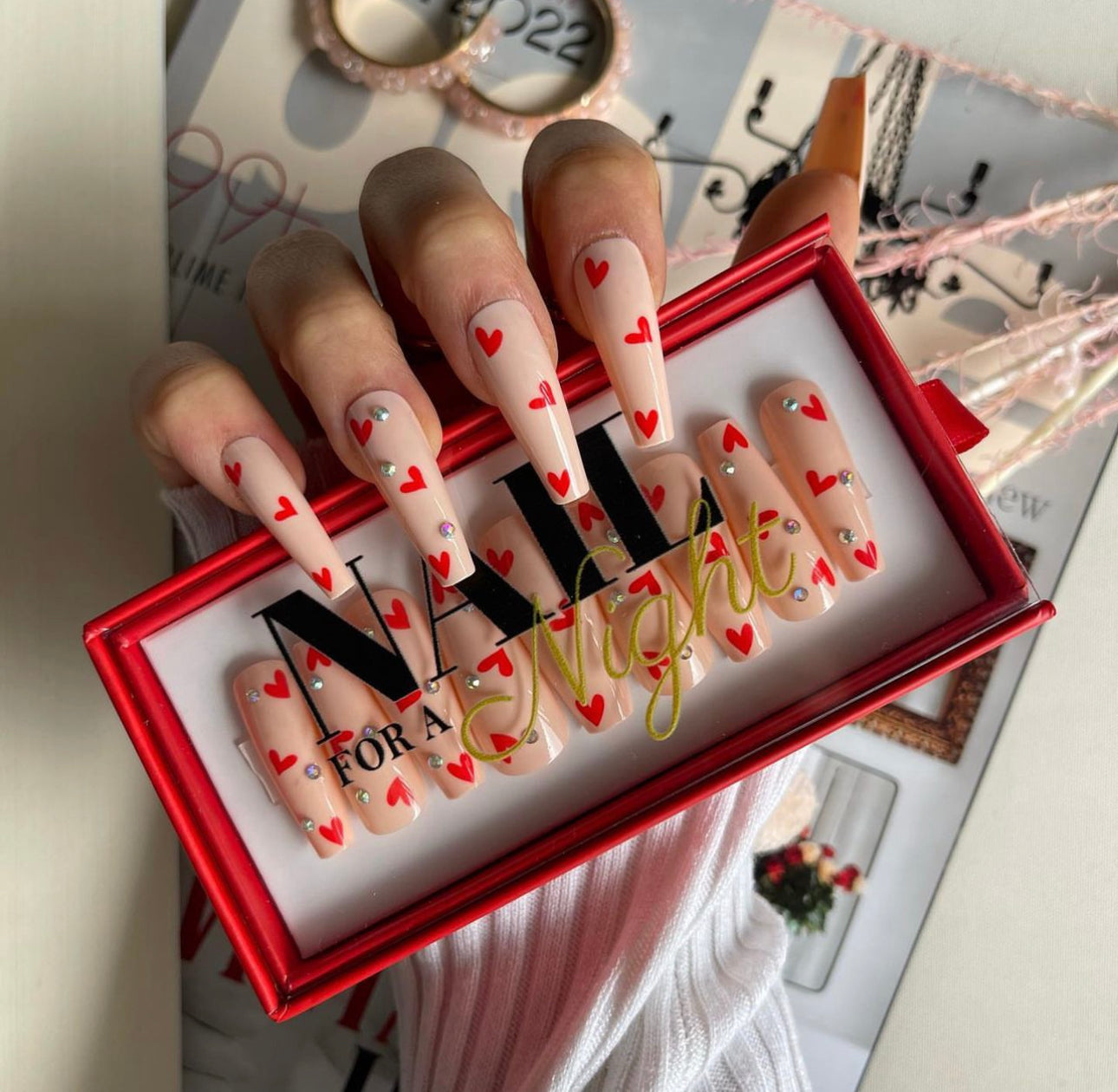 Bejeweled Press-On Nails